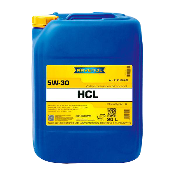 Моторное масло Ravenol HCL SAE 5W-30, 20л